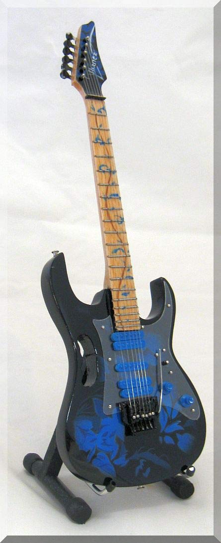 Amazon.co.jp: STEVE VAI ミニチュアギター Ibanez ブルーフローラル